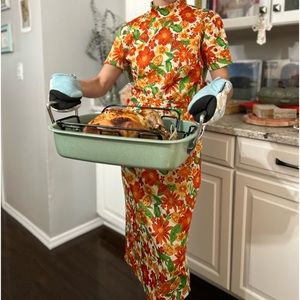 70’s Style Midi Dress - ZARA